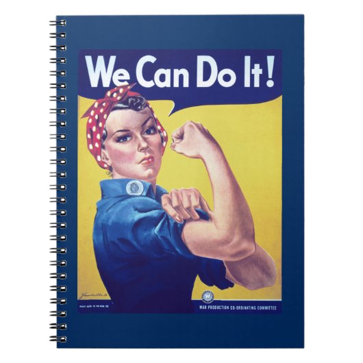 Carnet Nous pouvons le faire Rosie le Riveter États-Unis (Devant)