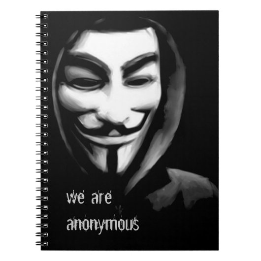 Carnet nous sommes anonymes (Devant)