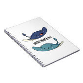 Carnet Nous sommes Manta Be Funny Manta Ray Pun (Côté Droit)