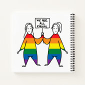 Carnet Nous sommes tous égaux (Dos)