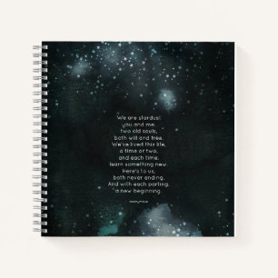 Carnet Nous sommes un ordinateur portable Stardust