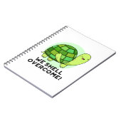 Carnet Nous Vaincrons Drôle de Tortue de Pun (Côté gauche)