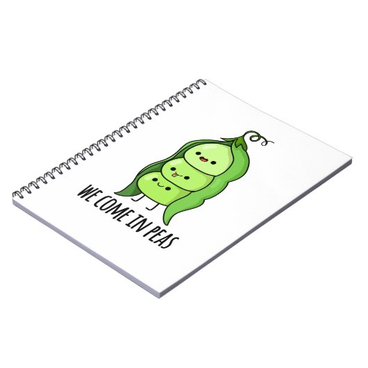 Carnet Nous Venons En Pois Drôle Pun De Pois (Côté gauche)