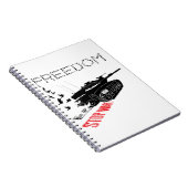 Carnet Nous voulons la paix et la liberté dans le monde,  (Côté Droit)