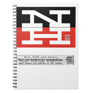Carnet Nouveau Haven Railroad Logo Boisson Coaster
