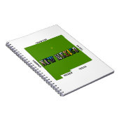 Carnet Nouveau Mexique Plan Plan Texte Photo (Côté Droit)