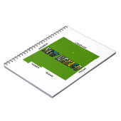 Carnet Nouveau Mexique Plan Plan Texte Photo (Côté gauche)