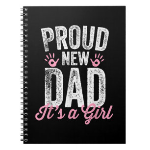 Carnet Nouveau Papa Fier C'est Une Fille Cadeaux Futur Pa