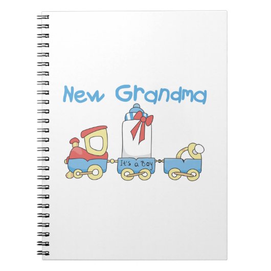 Carnet Nouveaux cadeaux de grand-mère-train (Devant)