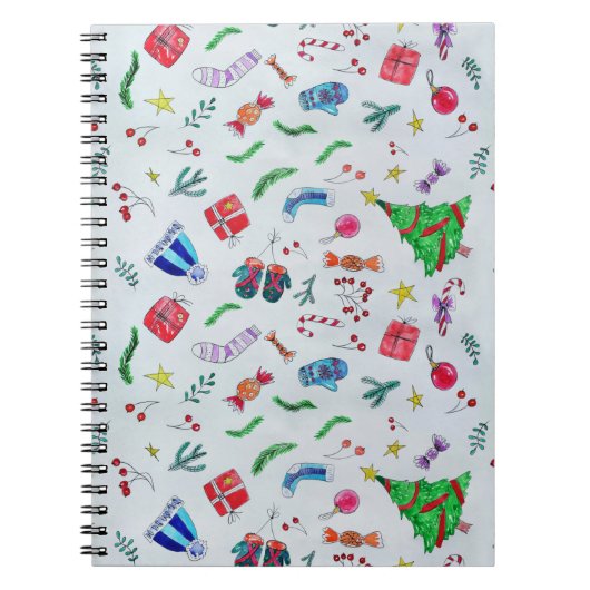 Carnet Nouvel an Noël hiver (Devant)