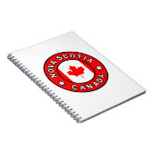 Carnet Nouvelle-Écosse Canada (Côté Droit)