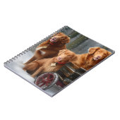 Carnet Nouvelle-Écosse Duck Toller Retriever Snowden (Côté gauche)
