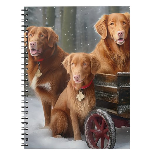 Carnet Nouvelle-Écosse Duck Toller Retriever Snowden (Devant)