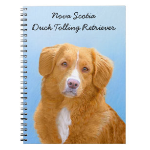 Carnet Nouvelle-Écosse Peinture de chien pour l'essayeur 