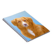 Carnet Nouvelle-Écosse Peinture de chien pour l'essayeur (Côté Droit)