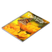 Carnet Nouvelle Fleur Jaune Commencements (Côté gauche)