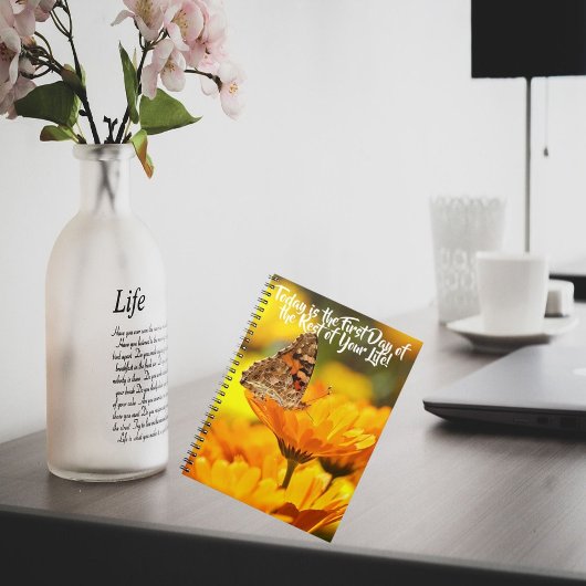 Carnet Nouvelle Fleur Jaune Commencements