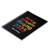 Carnet Nouvelle-Orléans Fort 2025 Inspiring NOLA Pride (Côté gauche)