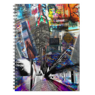 Carnet Nouvelle ville de New York Empire State Graffiti i