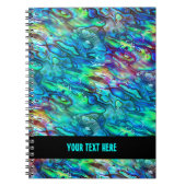 Carnet Nouvelle-Zélande Abalone Paua Shell Motif 1a (Devant)