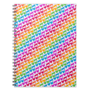Carnet Nouvelles notes arc-en-ciel incroyables