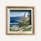 Carnet Nova Scotia Canada Paper Collage Diorama (Devant)