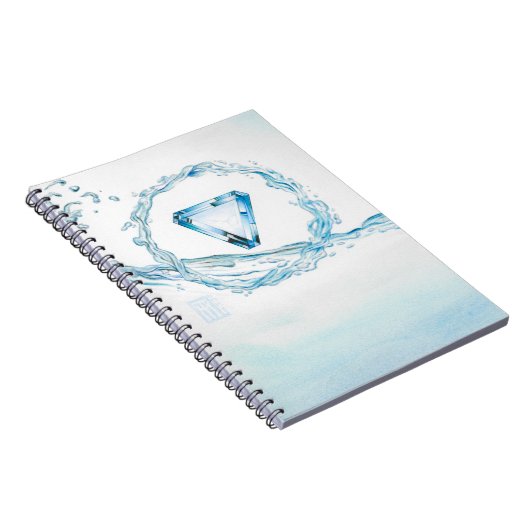 Carnet Noyau d'aquamarine (Côté Droit)