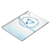 Carnet Noyau d'aquamarine (Côté gauche)