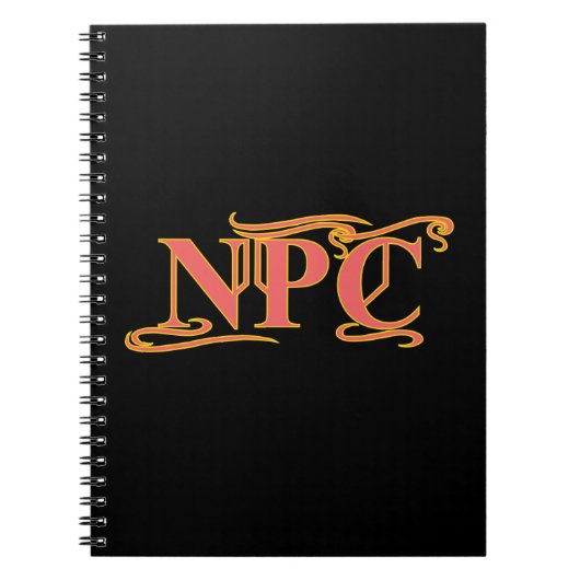 Carnet NPC ne vise pas Rob ou ne tue pas RPG drôle (Devant)