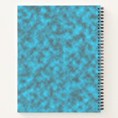 Carnet Nuage bleu et noir (Dos)