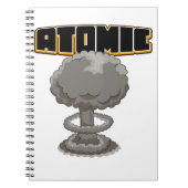 Carnet Nuage de champignon atomique de dessin animé migno (Devant)