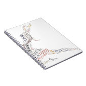 Carnet Nuage de mot de danse (Côté Droit)