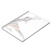 Carnet Nuage de mot de danse (Côté gauche)