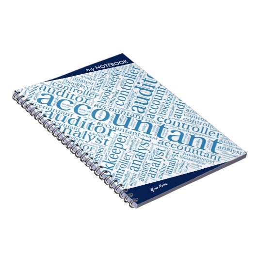 Carnet "Nuage de mots des comptables" (Côté Droit)