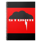 Carnet Nuage de tempête (Devant)