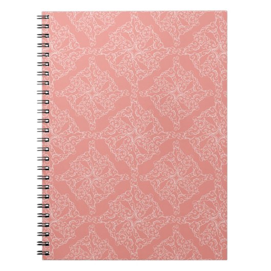 Carnet Nuages 1 en rose (Devant)