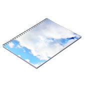Carnet Nuages blancs et ciel bleu (Côté gauche)