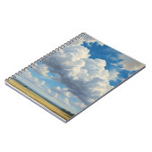 Carnet Nuages blancs et ciel bleu clair (Côté gauche)