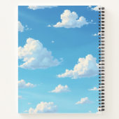 Carnet nuages bleus (Dos)
