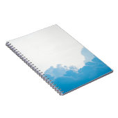 CARNET NUAGES BLEUS SOUS LE CIEL BLANC (Côté Droit)