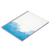 CARNET NUAGES BLEUS SOUS LE CIEL BLANC (Côté gauche)