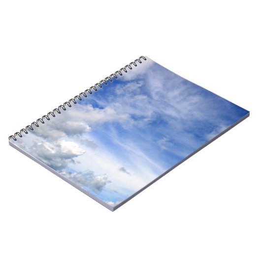 Carnet Nuages Ciel Bleu - Bloc-notes (Côté gauche)