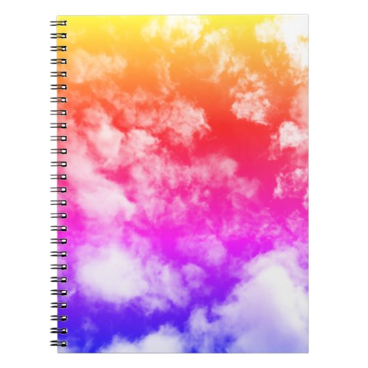 Carnet Nuages colorés - (Devant)
