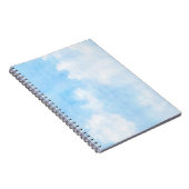 Carnet Nuages d'aquarelle et arrière - plan de ciel (Côté Droit)
