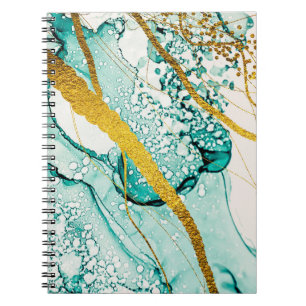 Carnet Nuages d'art Abstraits : Encre translucide