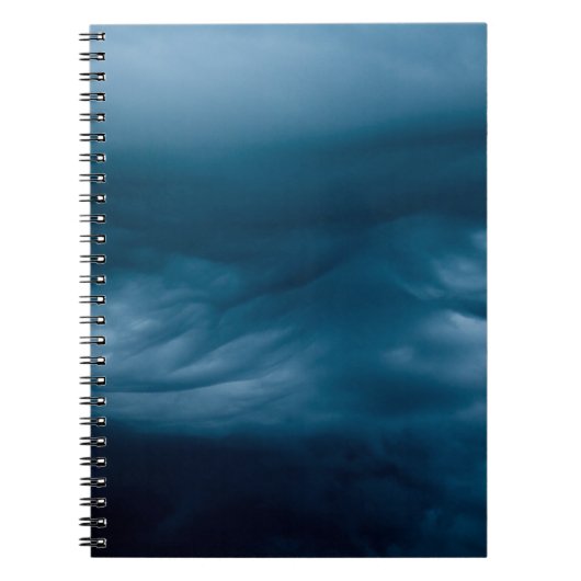 Carnet Nuages de cumulus bleus (Devant)
