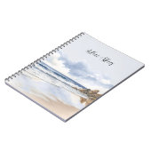 Carnet Nuages de sable de plage Ciels bleus (Côté gauche)