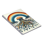 Carnet Nuages et Tentacules Arc-en-Ciel  (Côté Droit)