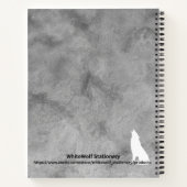 Carnet Nuages personnalisés Licorne Blanche (Dos)