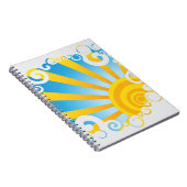 Carnet Nuages Tourbillonnants Sur Éclat de Soleil (Côté Droit)